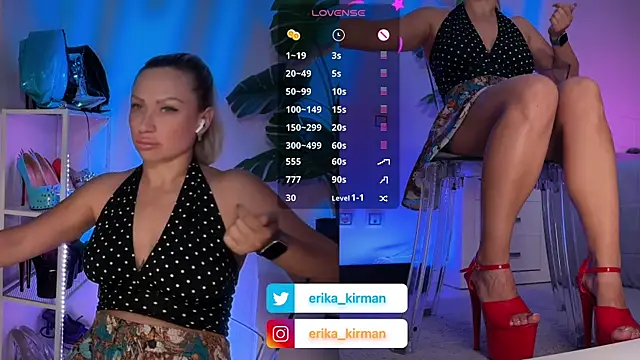Snapshot of Erika_Kirman chatting on June 2026 11:03:02 AM Erika Kirman online show from June 2026 11:03:02 AM