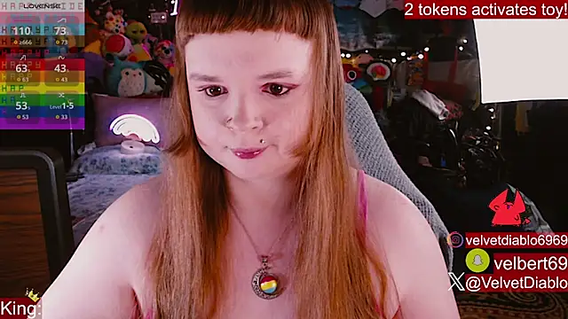 Snapshot of VelvetDiablo chatting on June 2026 12:11:01 AM VelvetDiablo online show from June 2026 12:11:01 AM