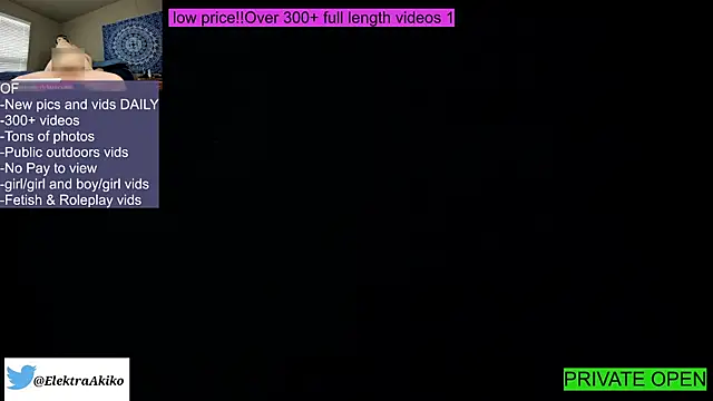 ElektraExotic online show from June 2026 07:07:01 AM