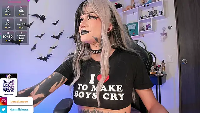 damnliciousss online show from December 2025 12:05:01 AM