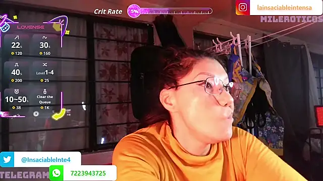 LaInsaciableIntensa online show from June 2026 01:45:01 AM
