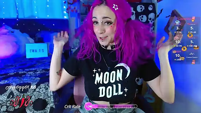 Snapshot of o0pepper0o chatting on January 2025 12:20:02 AM o0pepper0o online show from January 2025 12:20:02 AM