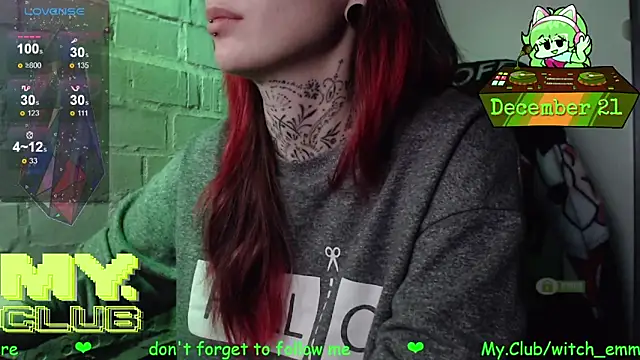 Witch Emma online show from December 2025 08:21:02 AM