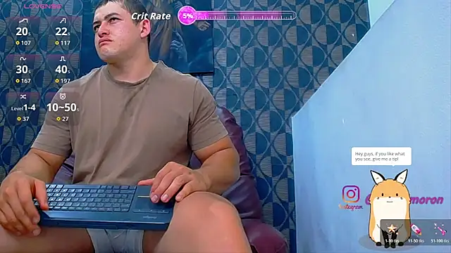 Snapshot of Leonsmoron chatting on June 2026 01:37:01 AM Leonsmoron online show from June 2026 01:37:01 AM