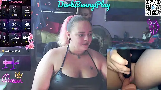 Snapshot of DarkBunnyPlay chatting on July 2026 07:55:01 AM DarkBunnyPlay online show from July 2026 07:55:01 AM