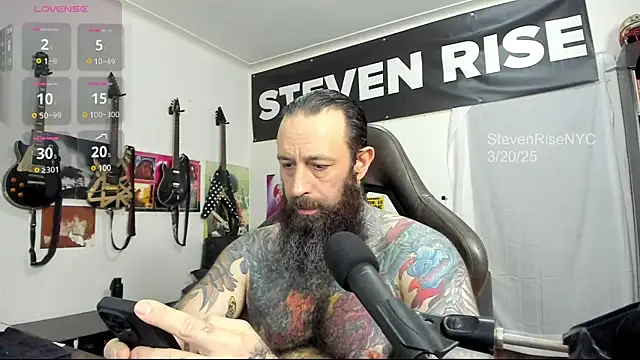 StevenRiseNYC online show from March 2025 10:40:01 PM